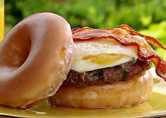 donut burger